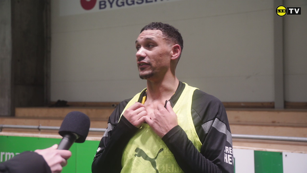 Ruben intervju før treningskamp SF
